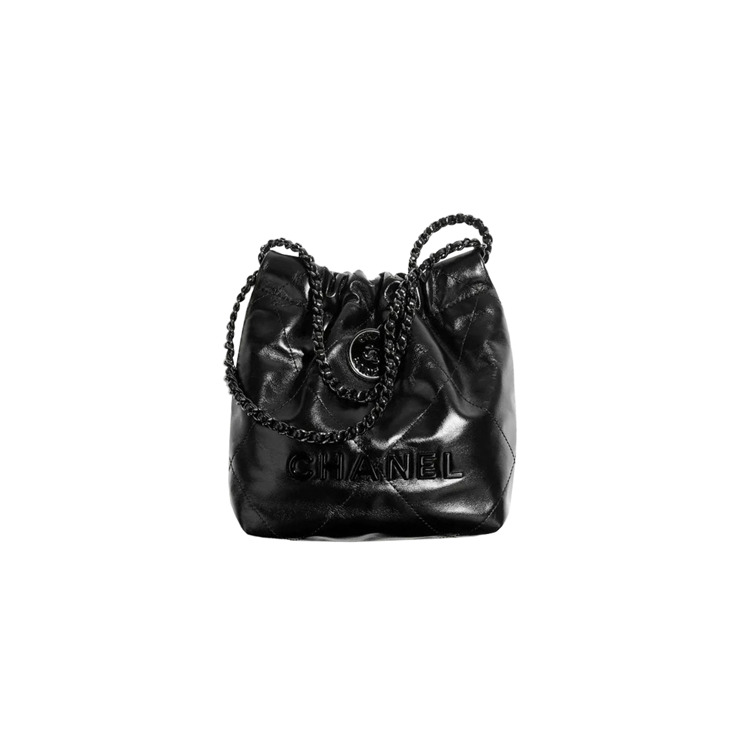 Ch*el master 22 mini black handbag as3980 (20*19*6cm)